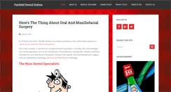Desktop Screenshot of fairfielddentalstation.com